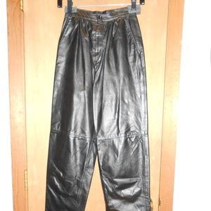 Leather pants
